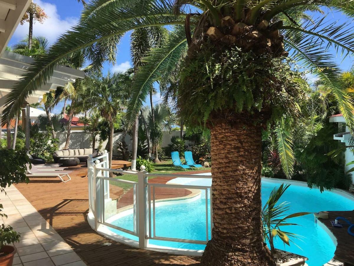 Villa Iguanou Et Piscine En Bord De Mer Proche Plages Marina Et Golf แซงต์-ฟรองซัวส์ ภายนอก รูปภาพ