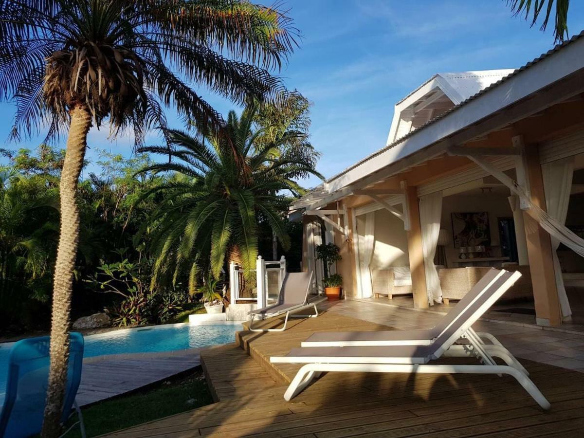 Villa Iguanou Et Piscine En Bord De Mer Proche Plages Marina Et Golf แซงต์-ฟรองซัวส์ ภายนอก รูปภาพ