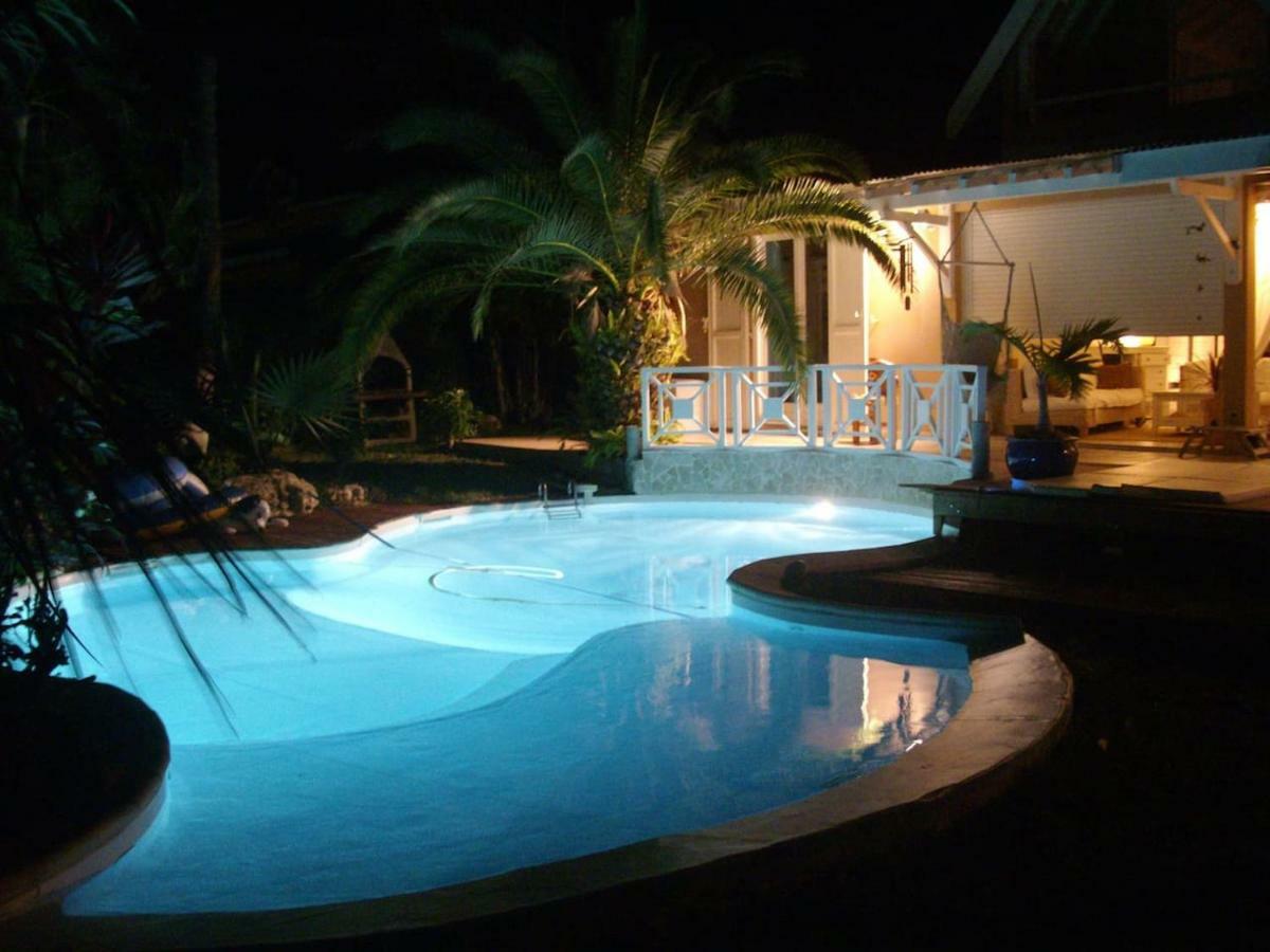 Villa Iguanou Et Piscine En Bord De Mer Proche Plages Marina Et Golf แซงต์-ฟรองซัวส์ ภายนอก รูปภาพ