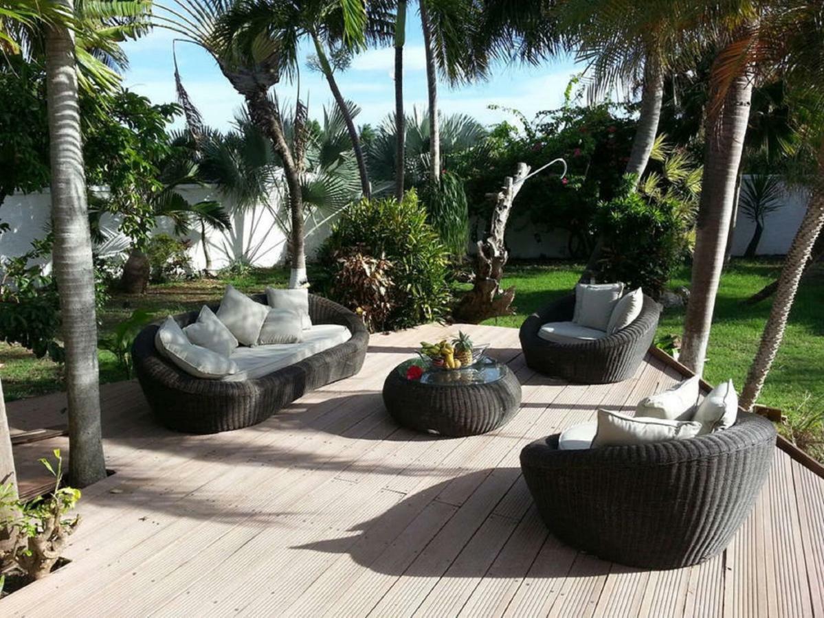 Villa Iguanou Et Piscine En Bord De Mer Proche Plages Marina Et Golf แซงต์-ฟรองซัวส์ ภายนอก รูปภาพ
